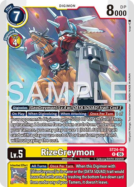 RizeGreymon ST24-06 [ Inglese / Giapponese ]