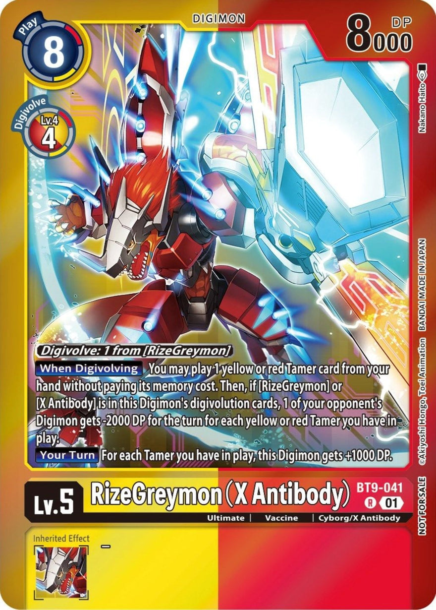 RizeGreymon (Eventpack 5) BT9-041 [ Inglese / Giapponese ]