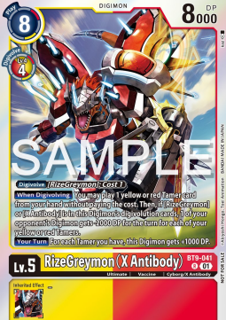 RizeGreymon (Eventpack 6) BT9-041 [ Inglese / Giapponese ]