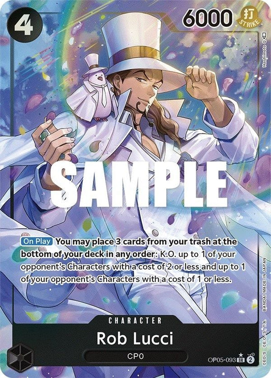 Rob Lucci OP05-093 [ Inglese / Giapponese / Francese / Cinese Semplificato ]