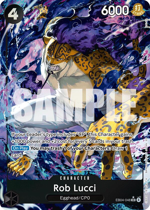 Rob Lucci EB04-048 [ Inglese / Giapponese / Francese / Cinese Semplificato ]