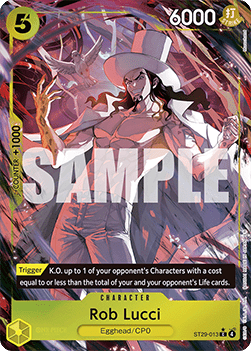 Rob Lucci ST29-013 [ Inglese / Giapponese / Francese / Cinese Semplificato ]