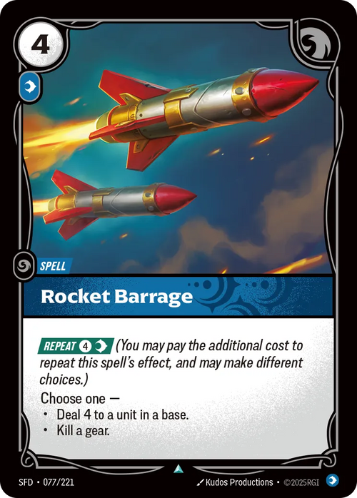 Rocket Barrage [ Inglese / Cinese Semplificato ]