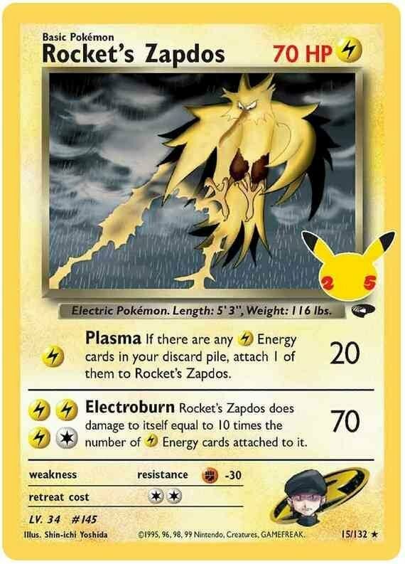 Rocket's Zapdos - Gran Festa 15/132 [ Italiano / Inglese ]