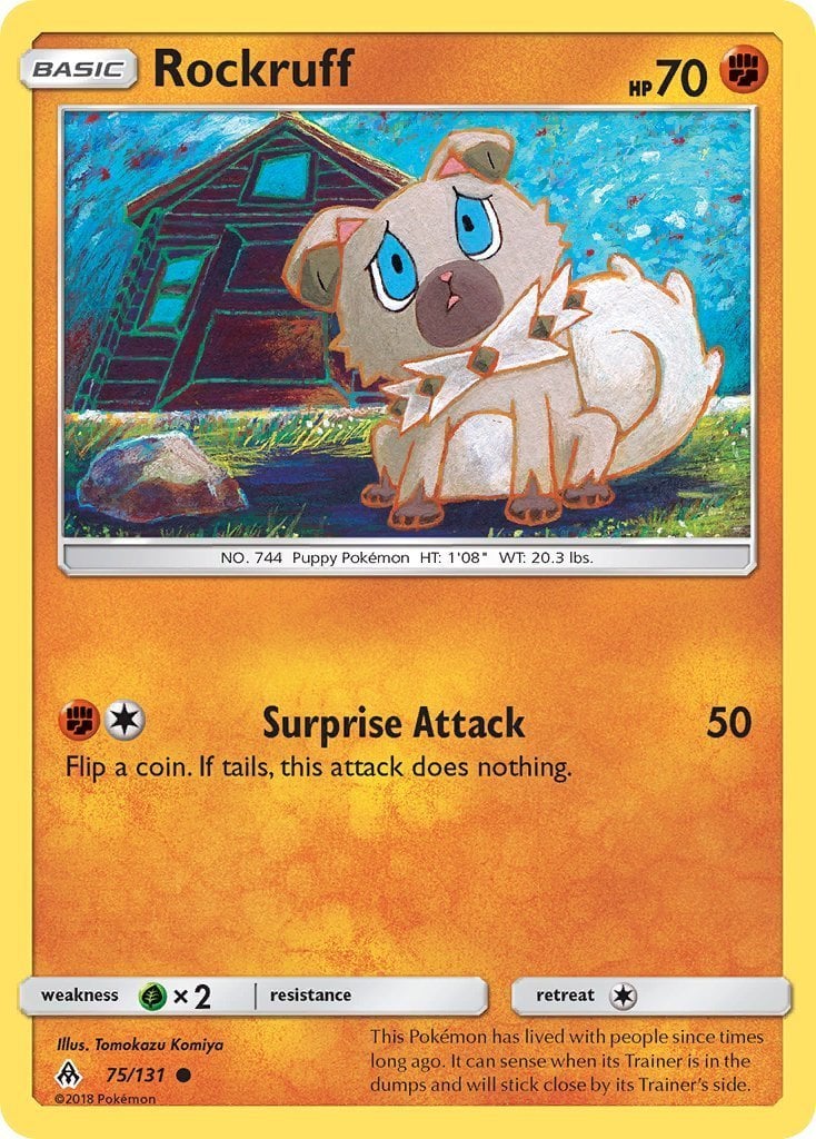 Rockruff - Apocalisse Di Luce 75/131 [ Italiano / Inglese ]
