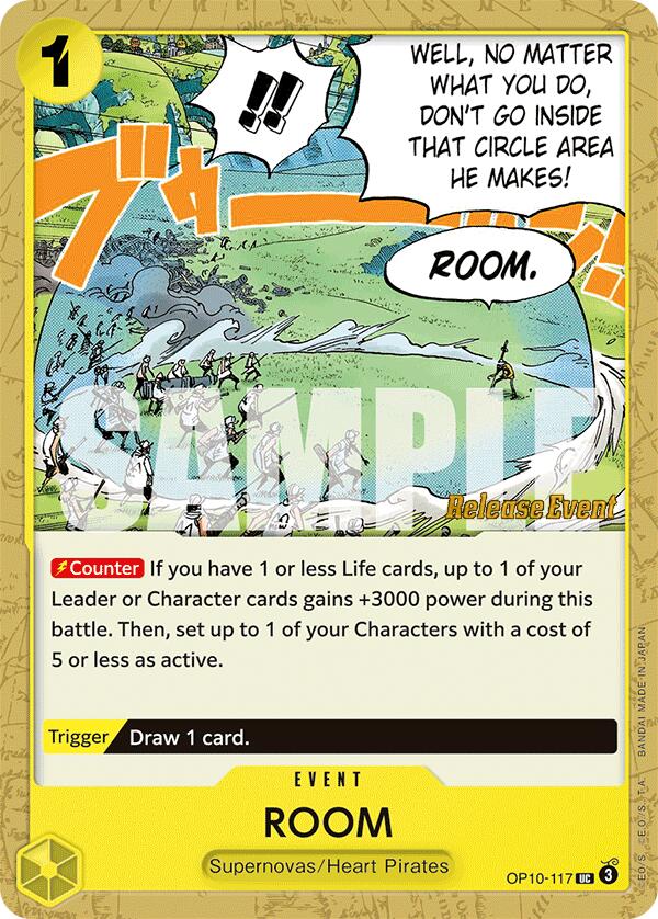 ROOM OP10-117 [ Inglese / Giapponese / Francese / Cinese Semplificato ]