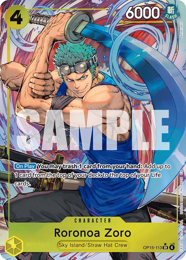 Roronoa Zoro OP15-113 [ Inglese / Giapponese ]