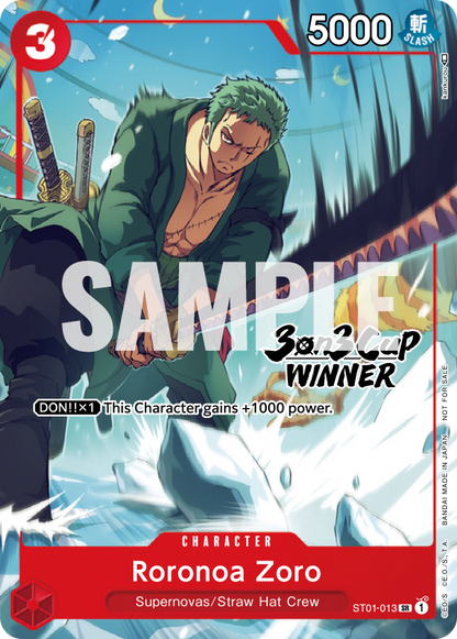 Roronoa Zoro ST01-013 [ Inglese / Giapponese / Francese / Cinese Semplificato ]
