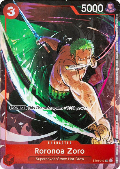 Roronoa Zoro ST01-013 [ Inglese / Giapponese / Francese / Cinese Semplificato ]