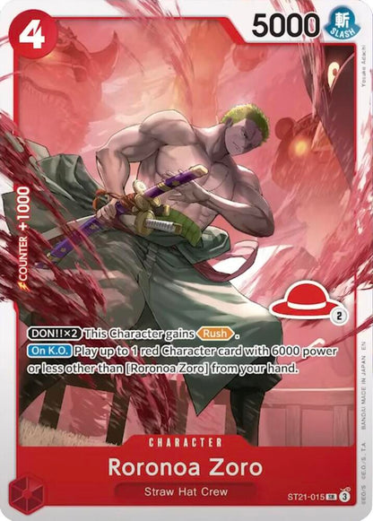 Roronoa Zoro ST21-015 [ Inglese / Giapponese / Francese / Cinese Semplificato ]