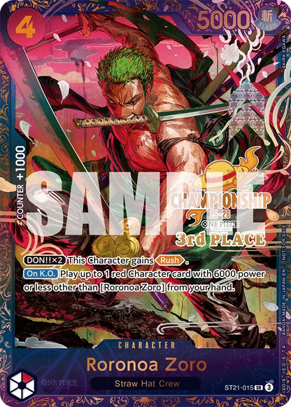 Roronoa Zoro ST21-015 [ Inglese / Giapponese / Francese / Cinese Semplificato ]