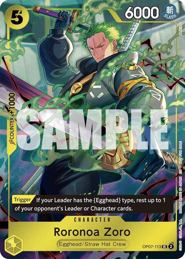 Roronoa Zoro OP07-113 [ Inglese / Giapponese / Francese / Cinese Semplificato ]