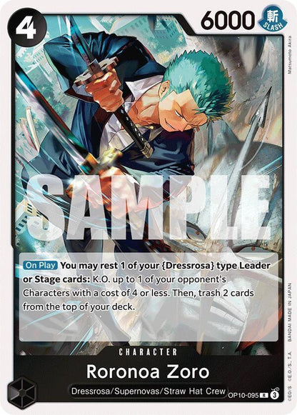 Roronoa Zoro OP10-095 [ Inglese / Giapponese / Francese / Cinese Semplificato ]