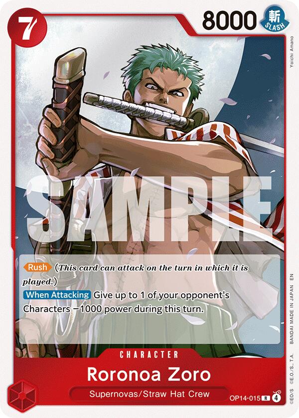 Roronoa Zoro OP14-015 [ Inglese / Giapponese ]