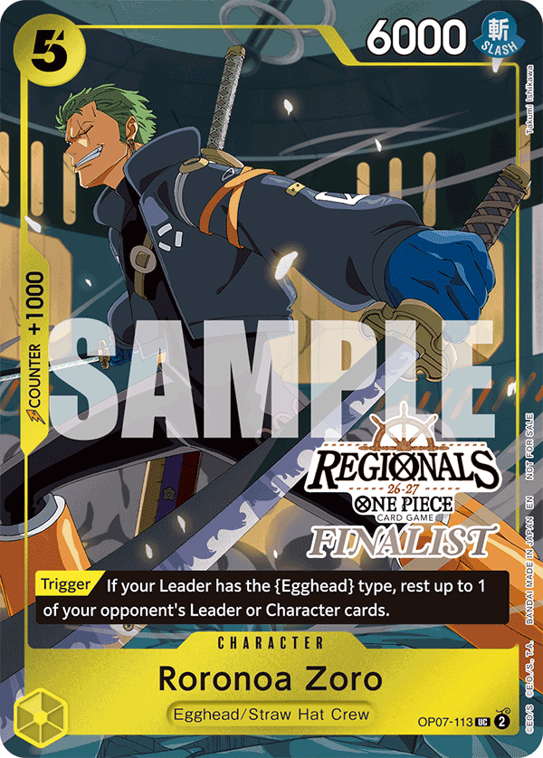 Roronoa Zoro OP07-113 [ Inglese / Giapponese / Francese / Cinese Semplificato ]