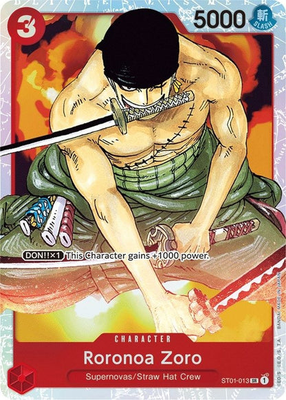Roronoa Zoro ST01-013 [ Inglese / Giapponese / Francese / Cinese Semplificato ]