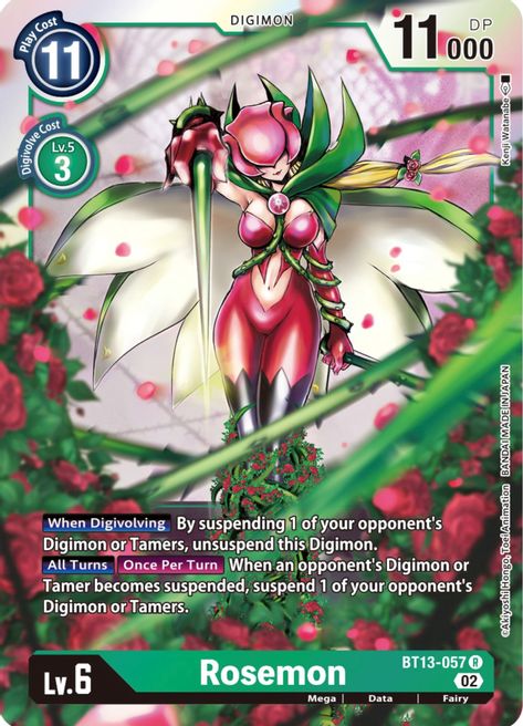 Rosemon BT13-057 [ Inglese / Giapponese ]