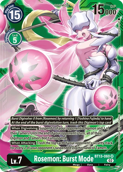 Rosemon: Burst Mode BT13-060 [ Inglese / Giapponese ]