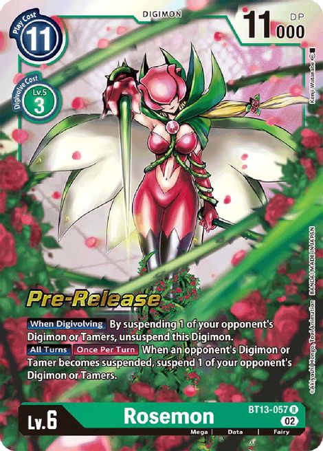 Rosemon BT13-057 [ Inglese / Giapponese ]
