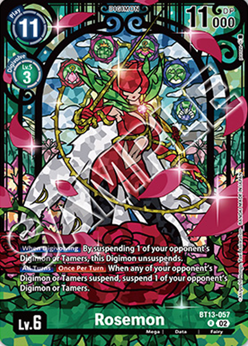 Rosemon BT13-057 [ Inglese / Giapponese ]