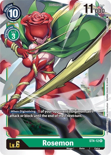 Rosemon ST4-12 [ Inglese / Giapponese ]