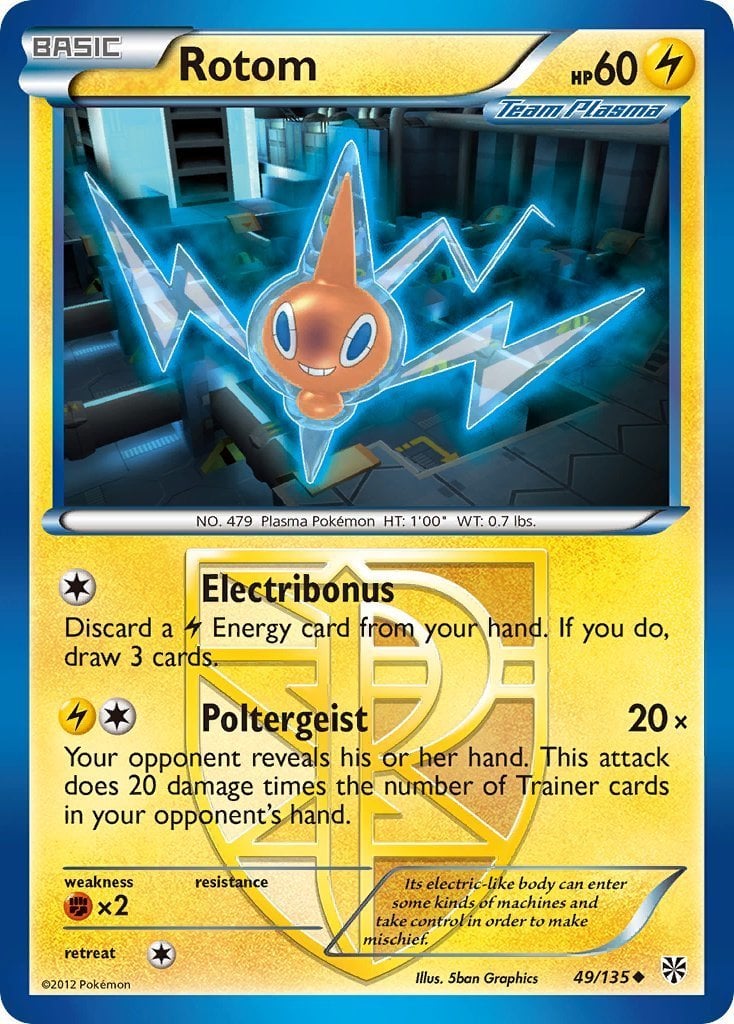 Rotom - Uragano Plasma 49/135 [ Italiano / Inglese ]