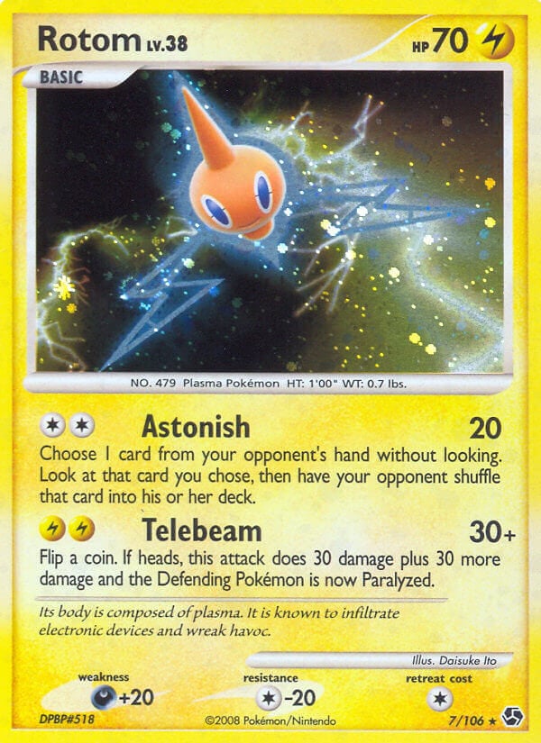 Rotom Lv.38 - Incontri Leggendari 007/106 [ Italiano / Inglese ]