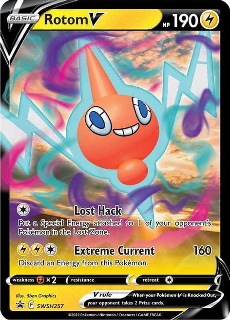 Rotom V - SPSC Promo SWSH257 [ Italiano / Inglese ]