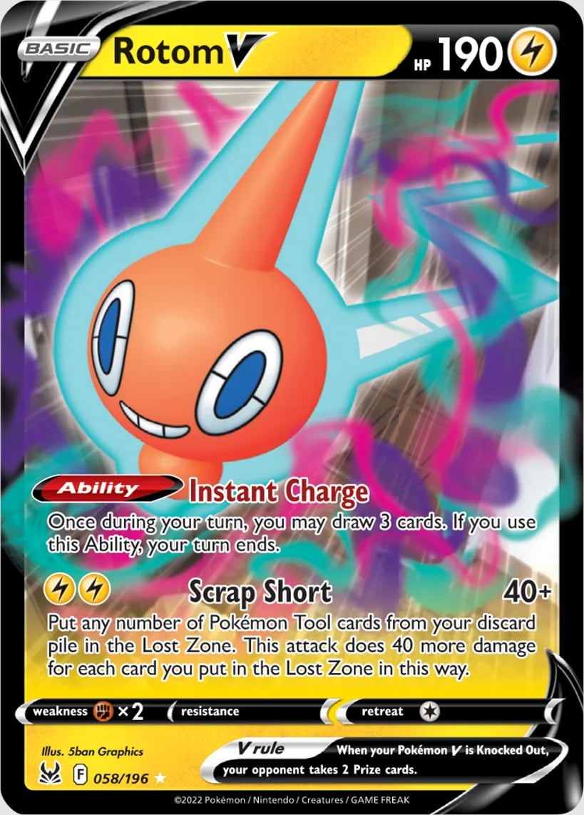 Rotom V - Origine Perduta 058/196 [ Italiano ]