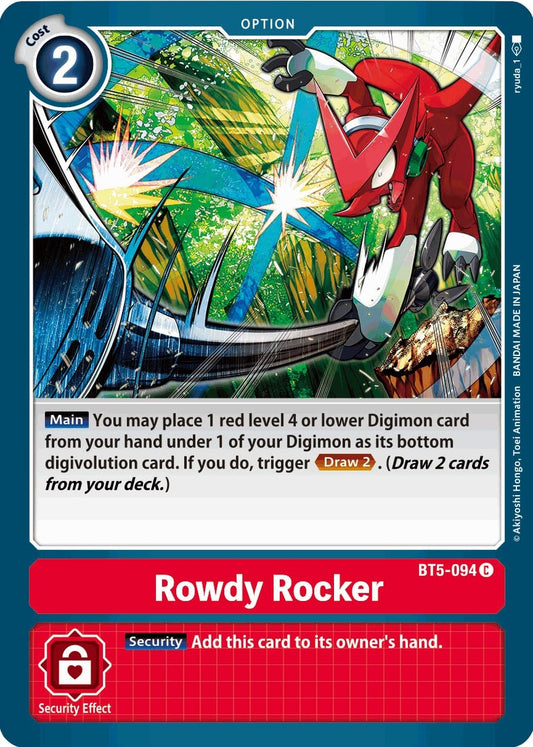 Rowdy Rocker BT5-094 [ Inglese / Giapponese ]