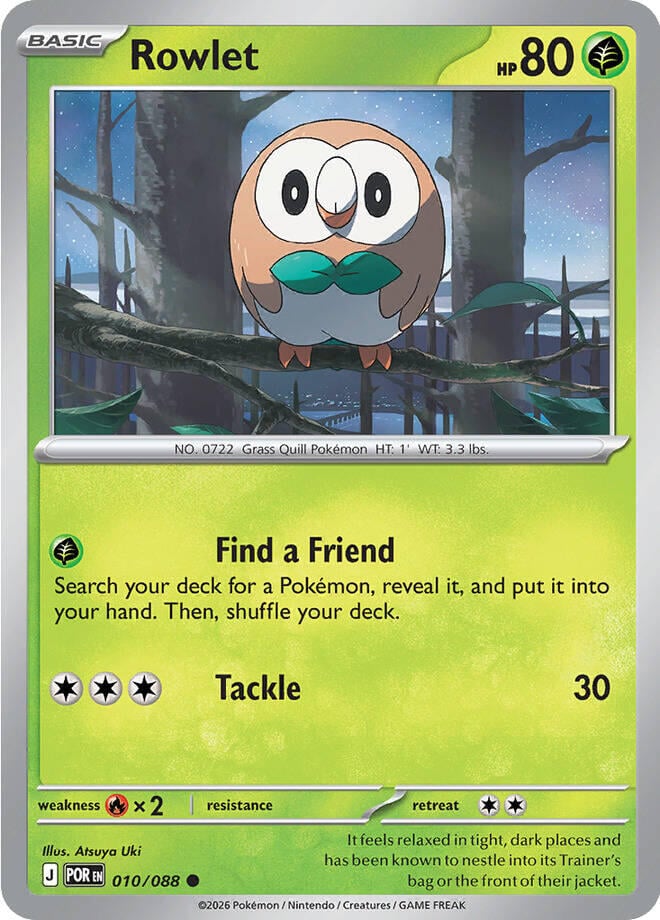 Rowlet - Equilibrio Perfetto 010/088 [ Italiano / Inglese ]
