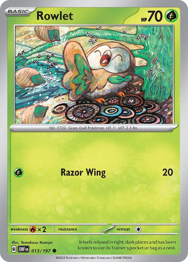 Rowlet - Ossidiana Infuocata 013/197 [ Italiano ]