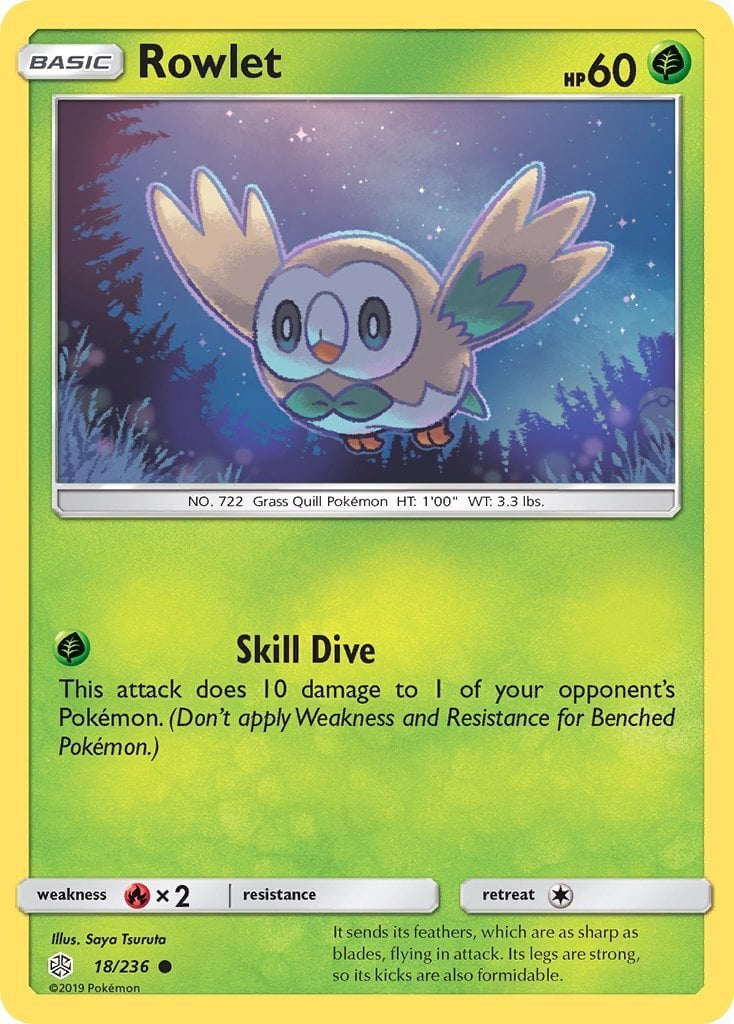 Rowlet - Eclissi Cosmica 018/236 [ Italiano / Inglese ]