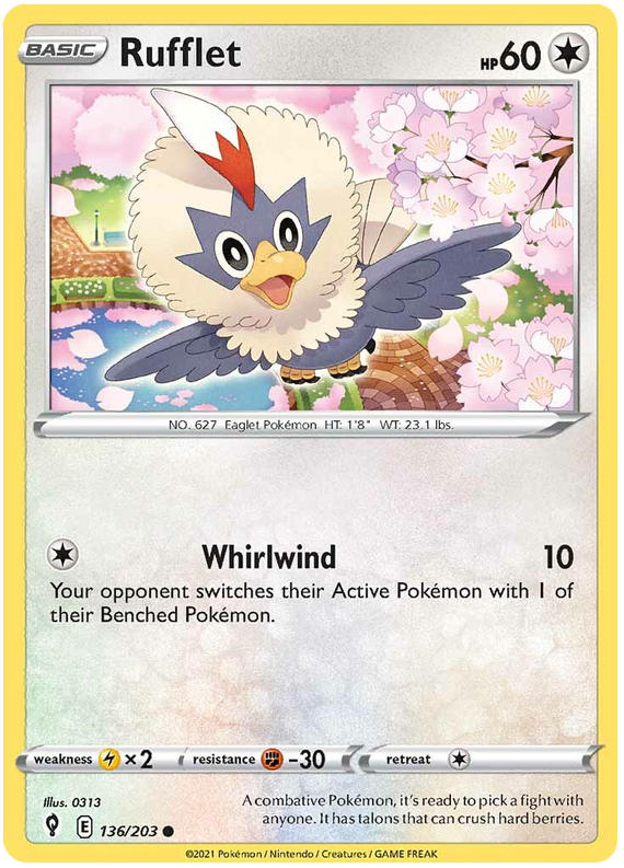 Rufflet - Evoluzioni Eteree 136/203 [ Italiano / Inglese ]