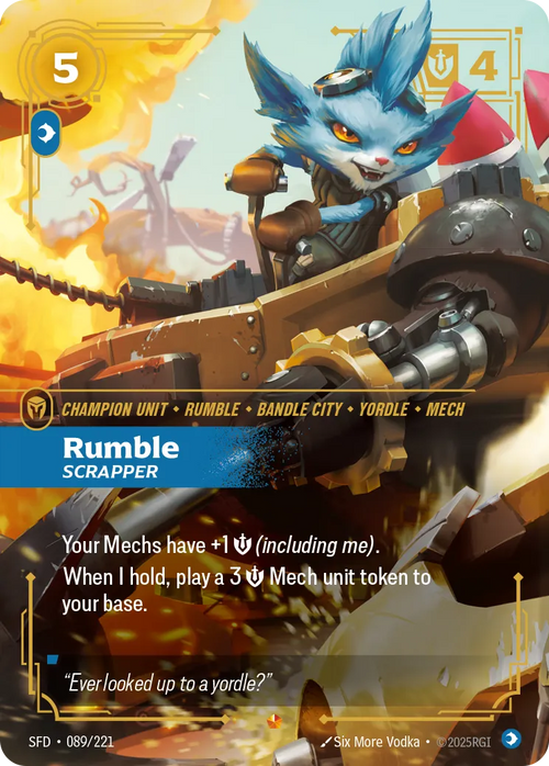 Rumble - Scrapper [ Inglese / Cinese Semplificato ]