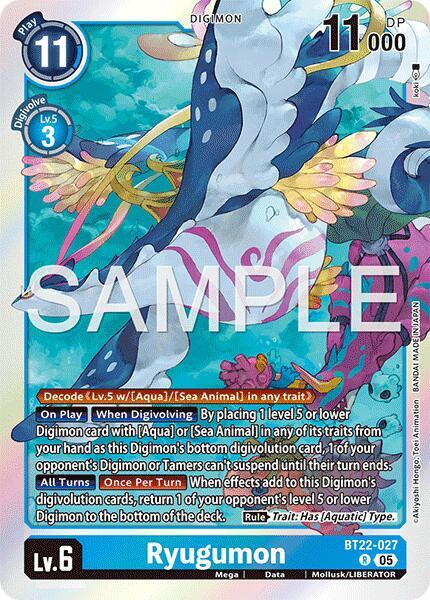 Ryugumon BT22-027 [ Inglese / Giapponese ]