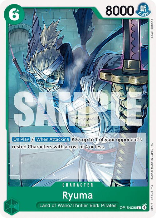 Ryuma OP15-036 [ Inglese / Giapponese / Francese / Cinese Semplificato ]