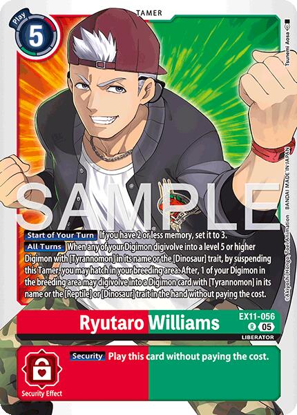 Ryutaro Williams EX11-056 [ Inglese / Giapponese ]