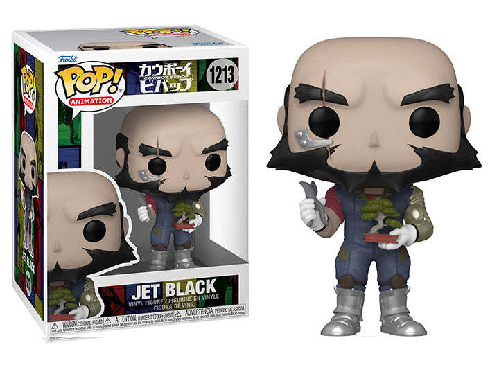 Cowboy Bebop Pop Funko Vinile Figura Jet con Bonsai 9 cm Funko 1213