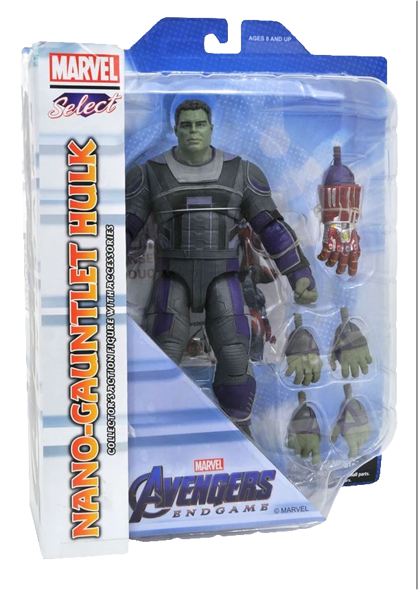 Marvel Avengers Endgame Hulk Articolato Figura 23cm Diamond Select