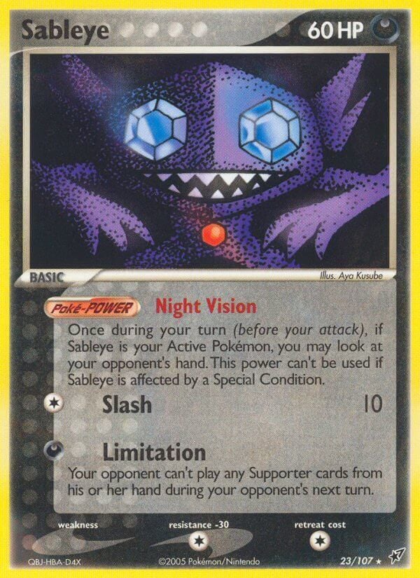 Sableye - EX Deoxys 23/107 [ Italiano / Inglese ]
