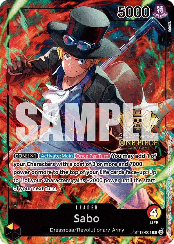 Sabo ST13-001 [ Inglese / Giapponese / Francese / Cinese Semplificato ]