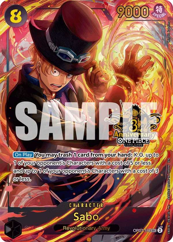 Sabo OP07-118 [ Inglese / Giapponese / Francese / Cinese Semplificato ]