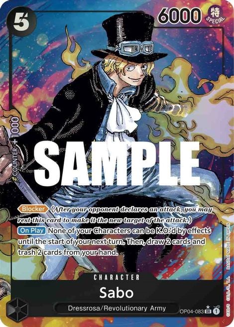 Sabo OP04-083 [ Inglese / Giapponese / Francese / Cinese Semplificato ]