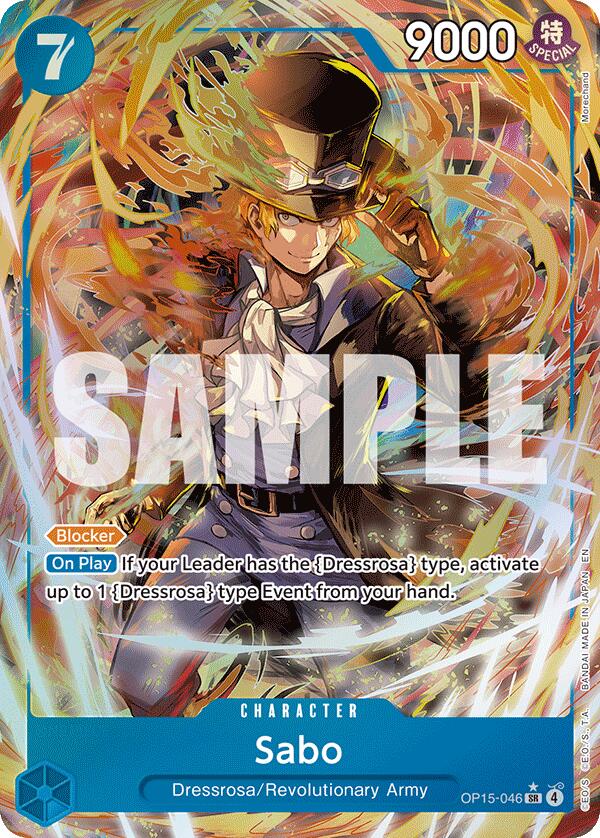Sabo OP15-046 [ Inglese / Giapponese / Francese / Cinese Semplificato ]