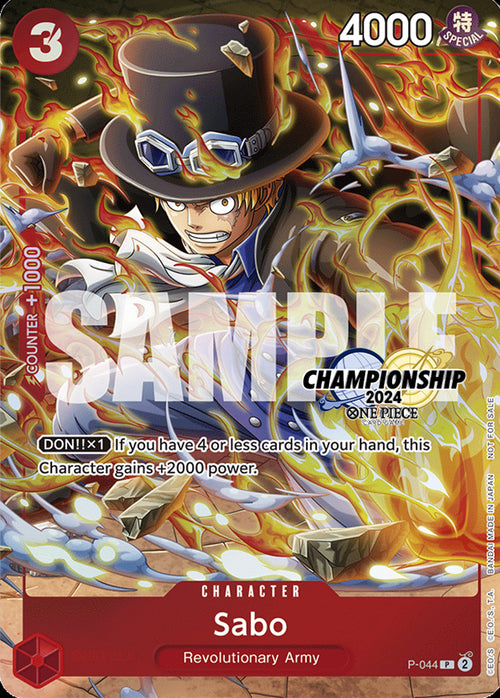 Sabo P-044 [ Inglese / Giapponese / Francese / Cinese Semplificato ]