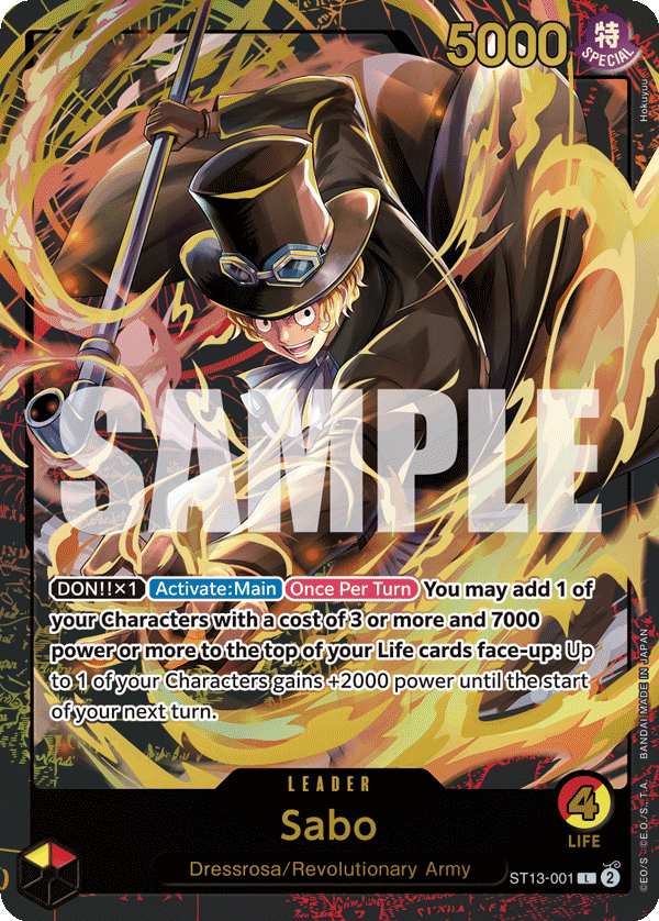 Sabo ST13-001 [ Inglese / Giapponese / Francese / Cinese Semplificato ]