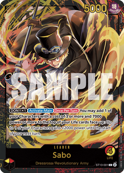 Sabo ST13-001 [ Inglese / Giapponese / Francese / Cinese Semplificato ]