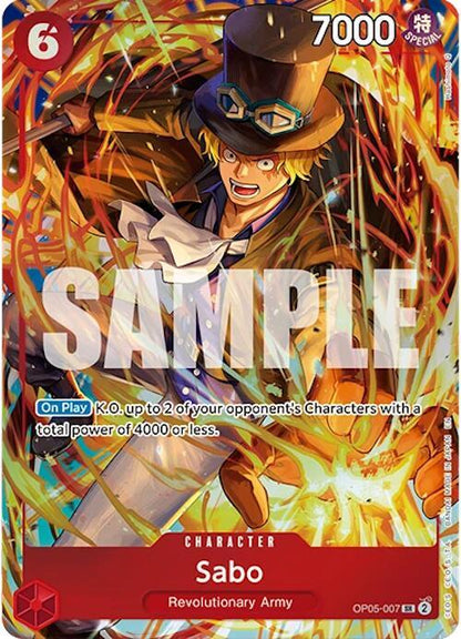Sabo OP05-007 [ Inglese / Giapponese / Francese / Cinese Semplificato ]