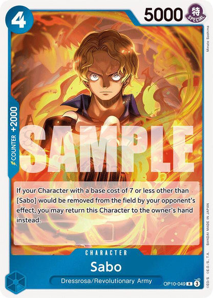 Sabo OP10-049 [ Inglese / Giapponese / Francese / Cinese Semplificato ]